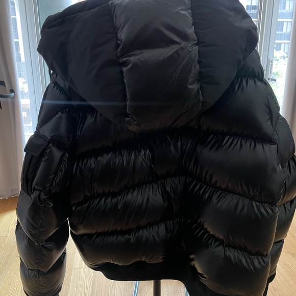 MONCLER Black paneled hooded jacket black - Picture 7 of 13